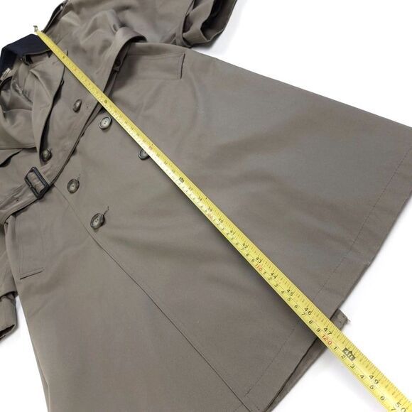 RALPH LAUREN Double Breasted Belted Trench Coat Wool Collar Old Money Preppy - Picture 5 of 13